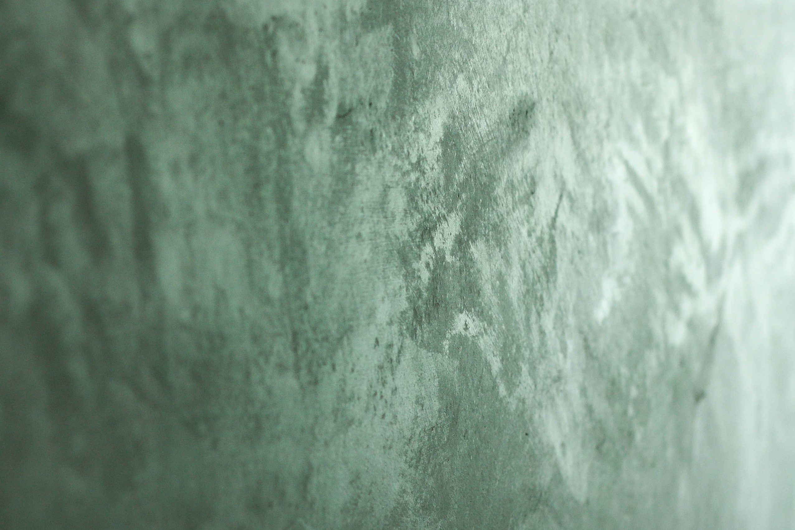 Eine Naturkalk-Wand in einem Metallic-Grün - Malermeister Marco Schubert | Wolfenbüttel