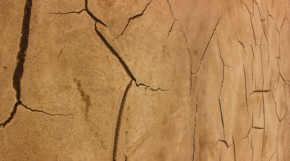 Ein Ausschnitt einer Lehmwand  - Malermeister Marco Schubert | Wolfenbüttel